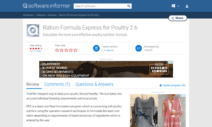 Ration-formula-express-for-poultry.software.informer.com thumbnail
