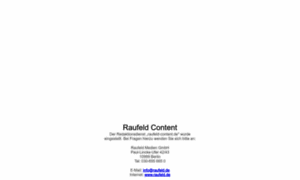 Raufeld-content.de thumbnail