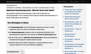 Raumtemperatur.info thumbnail