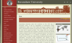 Ravenshawuniversity.in thumbnail