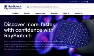 Raybiotech.com thumbnail