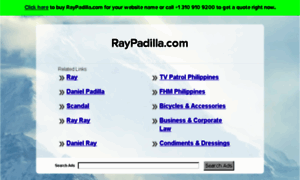 Raypadilla.com thumbnail