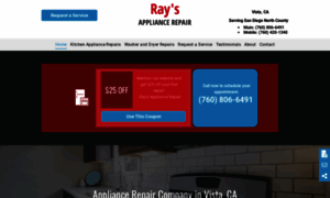 Raysappliancerepair.com thumbnail