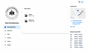 Razorraybarbershop.setmore.com thumbnail