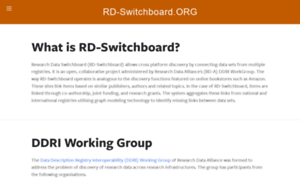 Rd-switchboard.org thumbnail