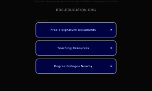Rdc-education.org thumbnail