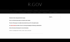 Rdotgov.wordpress.com thumbnail