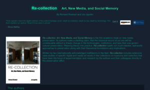 Re-collection.net thumbnail
