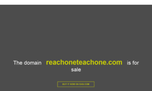 Reachoneteachone.com thumbnail