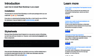 React-bootstrap.com thumbnail