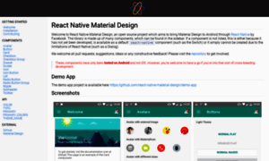 React-native-material-design.github.io thumbnail