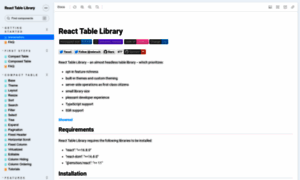 React-table-library.com thumbnail