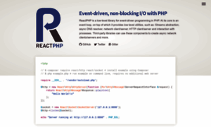 Reactphp.org thumbnail
