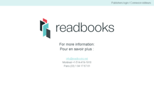 Readbooks.ca thumbnail