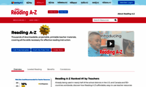 Readinga-z.com thumbnail