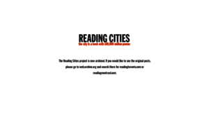 Readingcities.com thumbnail