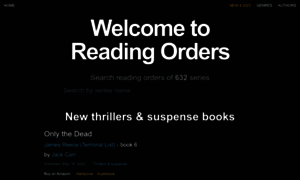 Readingorders.com thumbnail