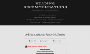 Readingrecommendations.wordpress.com thumbnail