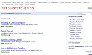 Readingteacher.co thumbnail