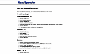 Readspeeder.com thumbnail