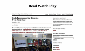 Readwatchplay.wordpress.com thumbnail