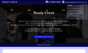 Readypolicecheck.com.au thumbnail