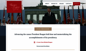 Reaganlegacyfoundation.org thumbnail
