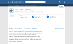 Real-clear-cookies.software.informer.com thumbnail