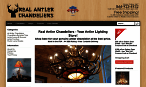 Realantlerchandeliers.com thumbnail