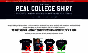 Realcollegeshirt.com thumbnail