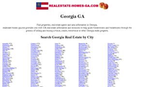 Realestate-homes-ga.com thumbnail