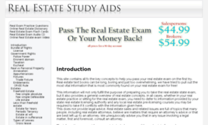 Realestatestudyguides.com thumbnail