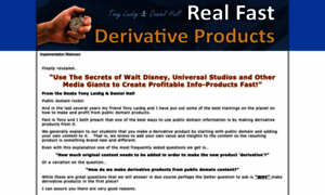 Realfastderivativeproducts.com thumbnail