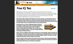 Realfreeiqtest.com thumbnail