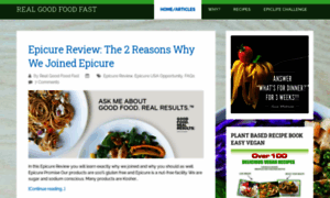 Realgoodfoodfast.com thumbnail