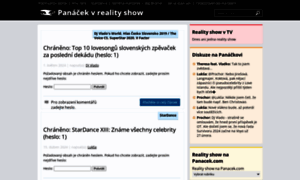 Reality-show.panacek.com thumbnail