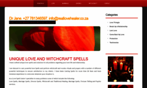 Reallovehealer.co.za thumbnail