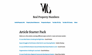 Realpropertynumbers.wordpress.com thumbnail