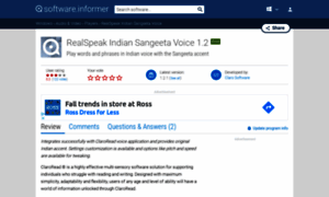 Realspeak-indian-sangeeta-voice.software.informer.com thumbnail