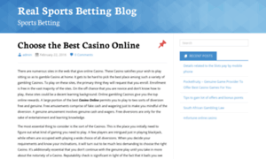 Realsportsbettingblog.com thumbnail