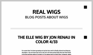 Realwigs.wordpress.com thumbnail