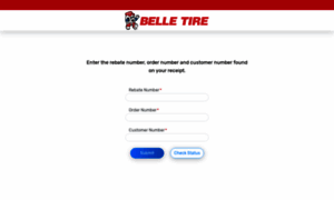 Rebate.belletire.com thumbnail