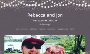 Rebeccaandjontietheknot.wedding thumbnail