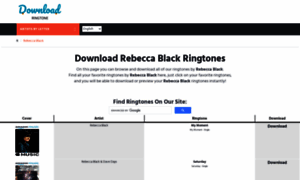 Rebeccablack.download-ringtone.com thumbnail