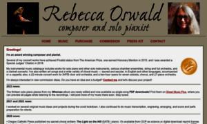 Rebeccaoswald.com thumbnail