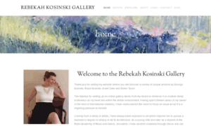 Rebekahkosinskigallery.com thumbnail