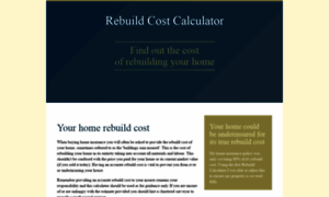 Rebuildcalculator.com thumbnail