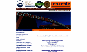 Rec.cityofgolden.net thumbnail