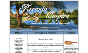 Recantocaipira.com.br thumbnail