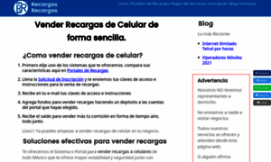 Recargasrecargas.com thumbnail